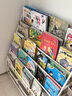 SOFS儿童书架落地绘本架宝宝铁艺小书柜简易书报杂志架书本展示置物架玩具收纳架 【推荐】XL码(5+1层)3盒 无轮子 实拍图