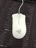 雷蛇（Razer）炼狱蝰蛇标准版有线鼠标 人体工学  电竞游戏 右手通用型 吃鸡/LOL/CS GO游戏鼠标 白色 实拍图