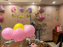 多美忆生日场景布置女孩生日气球儿童道具氛围装饰快乐桌飘装扮粉色套餐 实拍图