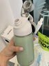 希乐（cille）希乐保温杯儿童保温水杯学生大容量上学专用保温壶户外运动水壶 牛油果绿500ml 实拍图
