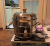 苏泊尔（SUPOR）蒸锅家用不锈钢双层汤锅蒸笼大容量多功能·木韵系列EZ28JBS16 实拍图