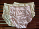 三枪【全棉高腰】女士内裤大码短裤提臀透气纯色送妈妈女三角裤3条装 实拍图