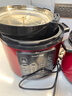 韩派电压力锅鸳鸯锅家用多格电饭锅高压双胆分格电饭煲两格内胆大容量多功能5升不粘内胆鸳鸯胆 韩派红【鸳鸯胆+黄晶胆+双盖】 5L 实拍图