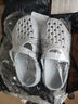 男士外穿EVA拖鞋男沙滩鞋居家凉拖女拖鞋软底一字拖洞洞鞋凉拖鞋 黑色 42 -43【尺码偏小】 实拍图