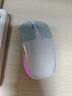 达尔优A950air鼠标轻量化设计3395芯片三模连接搭配全新防滑贴有线/蓝牙/2.4G无线电竞游戏鼠标男女礼物 渐变紫 实拍图