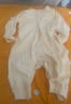 婧麒（JOYNCLEON）婴儿连体衣春秋装新生儿衣服纯棉睡衣男宝宝套装哈衣爬服 纯黄色胸标兔连体衣 80cm 实拍图