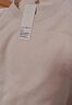 优衣库女装短卫衣/运动衫套头衫479602 01 乳白色 XL /165/92A 实拍图