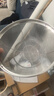 贝净洁304不锈钢过滤网洗米筛厨房洗菜篮子沥水盆网篮家用淘米篮洗米器 22cm加密网款 《网孔0.8mm》 可洗芝麻洗米 实拍图