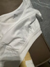 AB内衣纯棉女士小背心 薄款中老年宽松大码胸罩老奶奶文胸白色 S902 白色 XL (165/95) 实拍图