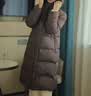 森马（Semir）陈都灵|90绒子羽绒服女25冬长款三防抗静电连帽外套109725113001 实拍图