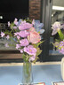 京东鲜花莫奈花园假花仿真花摆设紫色装饰花束仿生轻奢高级感拍照道具高档 实拍图