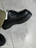 回力英伦风小皮鞋女2025新款秋冬配裙子黑色加绒厚底jk鞋子乐福鞋 黑色/一鞋两穿（超轻4.5cm厚底） 40 实拍图