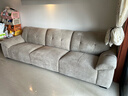 法莎蒂布艺沙发客厅现代简约直排三人位复古奶油云朵沙发雪尼尔 3米单扶单+单+单扶单 【旗舰版雪尼尔婴儿绒】 实拍图