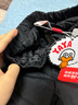 鸭鸭（YAYA）25新款儿童冬季外穿羽绒裤加厚可爱男童女童保暖裤 黑色 100 实拍图