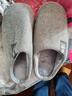 洁丽雅家居棉拖鞋男士2025新款家用秋冬季室内保暖大码抗菌防臭拖鞋女冬 浅灰 【99%抗菌 二代升级】 42-43 【适合41-42码】 实拍图