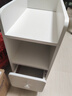 京晴家居（TSING FURNITURE）窄床头柜小型尺寸柜子迷你简约现代置物储物卧室简易夹缝床边柜 暖白单抽20CM 晒图有礼 实拍图