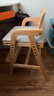 家逸实木儿童学习椅小学生写字椅可调节升降座椅坐姿纠正椅子宝宝餐椅 实拍图