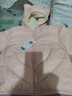 巴拉巴拉童装儿童羽绒服宝宝2025新款冬季婴儿轻薄外套男童女童上衣反季萌 粉色小猫 100 （充绒量42g） 实拍图