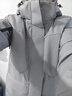 京东京造冬季短款连帽滑雪羽绒服户外派克服加厚保暖外套男 灰色 M 实拍图