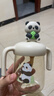如山PPSU儿童吸管杯喝水杯牛奶杯家用直饮杯水杯带刻度便携学饮杯 实拍图