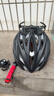 西骑者（WestBiking）自行车骑行头盔男女通用轻量透气一体成型防护安全帽单车骑行装备 黑色【龙骨升级款】 实拍图