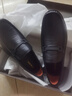 奥康（Aokang）商务休闲皮鞋舒适软底驾车鞋低帮套脚懒人乐福鞋一脚蹬黑42码 实拍图