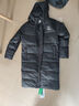 准者运动羽绒服男冬季长款户外保暖加厚鸭绒黑色运动休闲连帽情侣外套 纯正黑 【京仓发货】 S (165) 实拍图