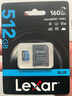 雷克沙（Lexar）512GB TF（MicroSD）存储卡 V30 A2 读160MB/s 游戏机平板行车监控录像内存卡 4K超清拍摄（BLUE） 实拍图