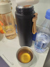 苏泊尔（SUPOR）保温保冷杯男女士大容量316L不锈钢水杯茶水分离便携泡茶杯子礼物 550mL-曜石黑 实拍图