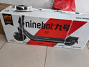 九号（Ninebot）电动滑板车E2黑色 成年人两轮代步便携式电动车可折叠安全防护大屏幕仪表学生校园 实拍图