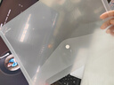 得力（deli）50只A4透明文件袋 按扣资料袋文件保护票据收纳塑料档案袋学生试卷收纳袋 办公学习用品 27701 实拍图