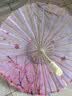 防雨防晒油纸伞舞蹈伞古风道具伞古典舞演出伞汉服走秀伞吊顶非遗 紫韵丨紫气东来 手动 82厘米 实拍图