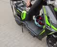 赛鸽黑骑士电轻摩D1【换电版地区专供】京东定制外卖车电动车摩托车铁塔换电B2R顶配裸车星钻黑 实拍图