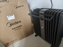 美的（Midea）【硬钢科技】取暖器/电暖器/电暖气家用/取暖炉/WIFI智能遥控加宽14片双擎取暖电热油汀HYX22TR 实拍图
