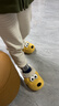幸福玛丽（Cheerful Mario）儿童棉拖鞋男童冬季家居室内毛毛包跟棉鞋男孩女宝宝防水拖鞋秋冬 实拍图