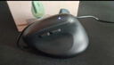 B.O.W航世 M190U 人体工学有线鼠标 办公电脑垂直立握式鼠标 作图建模通用静音鼠标带磁吸手托 黑色 实拍图
