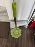千木寻【加强防爆转拖杆】好神拖把桶配件手压免手洗旋转手压急速杆加强加粗防爆墩布杆不锈钢杆通用拖把杆 (果绿色)加粗杆+塑料盘+1头 实拍图