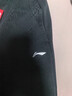 李宁（LI-NING）运动裤男裤子休闲裤春秋季薄款男士长裤篮球透气跑步高弹束脚卫裤 新基础黑 M 实拍图