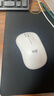 罗技（Logitech）M221 轻音鼠标 无线鼠标 办公鼠标 对称鼠标 带无线微型接收器 米白色 实拍图