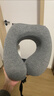 觉轻松u型枕飞机枕脖枕靠枕旅行枕忆棉办公室枕蜗牛便携颈枕太空灰 实拍图