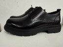 意尔康男鞋皮鞋男春秋季英伦德比鞋男厚底商务大头正装皮鞋新郎皮鞋 黑色 41 实拍图