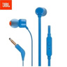 JBLT110有线耳机立体声入耳式耳麦  电脑游戏运动耳机 适用于3.5mm接口设备蓝色 实拍图