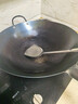 荣事达（Royalstar）章丘手工锻打铁锅圆底无涂层不粘炒菜锅老式炒锅燃气灶无盖40cm 实拍图