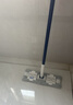 宝家洁平板拖把35cm杆长126cm配1片布XE06夹布除尘拖把 实拍图