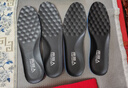 南极人2双皮鞋鞋垫男商务牛皮透气吸汗减震弹力运动 黑色 43-44 实拍图