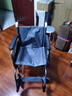 鱼跃(yuwell)轮椅车H051折叠老人轻便旅行手推车钢管免充气胎代步车 实拍图