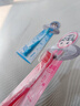 参半儿童吸盘牙刷超软毛含氟防龋齿刷毛护龈温和护齿 蓝色粉色2支 实拍图