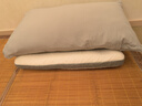 京东京造 冰丝枕套A类可水洗凉感夏季清凉枕头套枕芯套透气裸感 灰色单只 实拍图