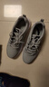 安踏男鞋运动鞋子男士秋冬季款皮面防泼水透气轻便软底白色跑步休闲鞋 【防泼水皮面】雾灰/黑-6 42 实拍图