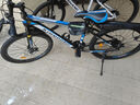 金武端自行车成人山地车公路赛车单车骑行变速超轻越野中学生初中青少年 顶配版-辐条轮-黑蓝色 24寸21速 实拍图